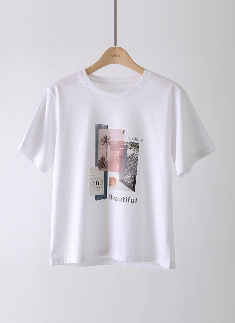 [LouisAngel] コラージュプリントTシャツ ts35541