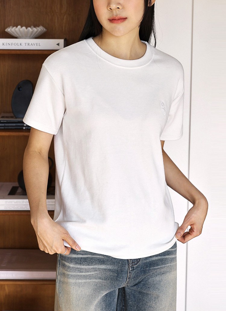 【4色展開】[THE ONME] ベーシック半袖起毛インナーＴシャツ ts37719