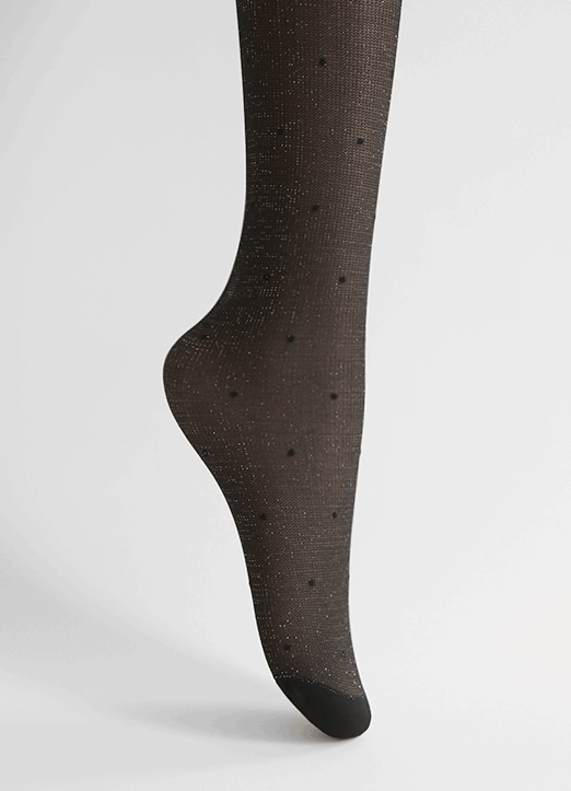 ドット柄ラメストッキング ac20872