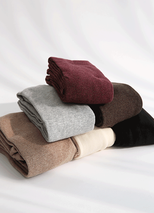 【6色展開】メランジコットンタイツ ac20884