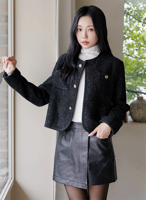 [THE ONME] アシメレザーキュロットパンツ pt42544