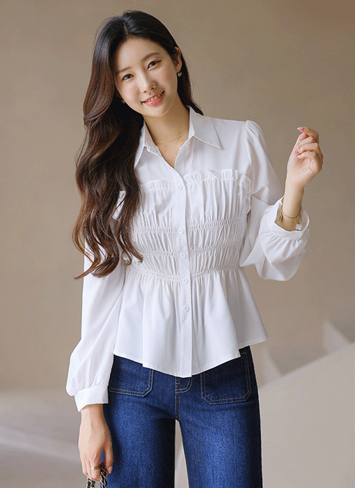フリルギャザーブラウス bl41683