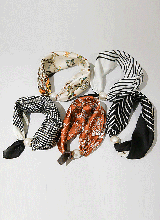 パール付きマグネットスカーフ ac42643