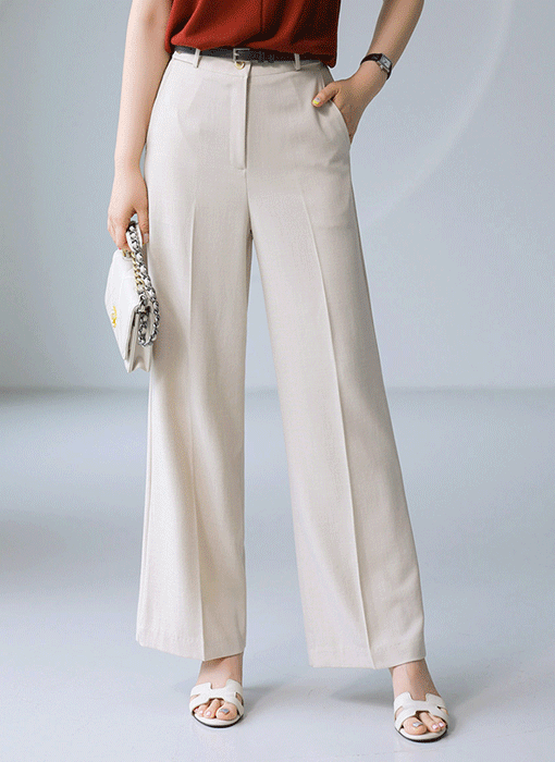 クールタッチワイドスラックスパンツ pt41139