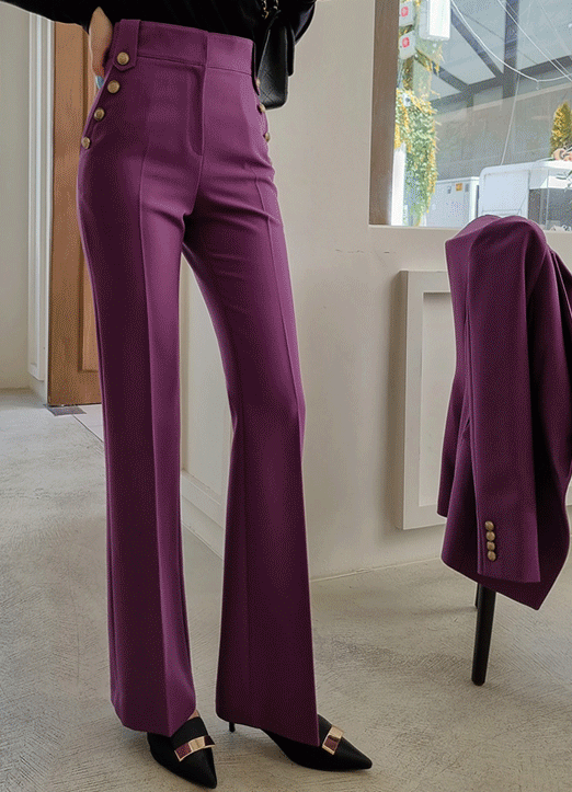 ラグジュアリースリムブーツカット小悪魔パンツvol.56