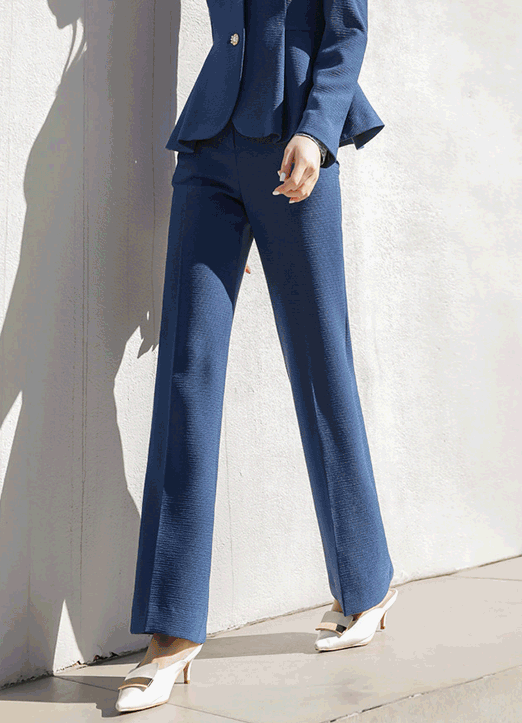 [Louis Angel] センタープレスストレッチワイドスラックス 小悪魔パンツvol.93