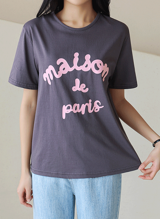 【4色展開】[THE ONME] レタリングプリントTシャツ ts41067