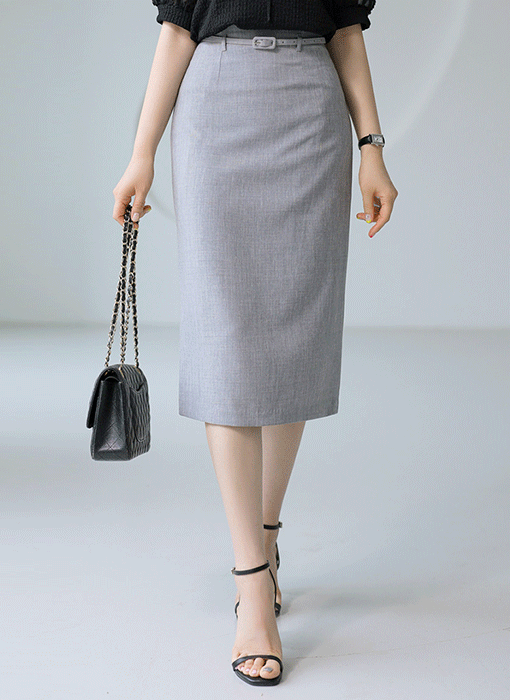 ベルトSETスリムペンシルスカート sk41241