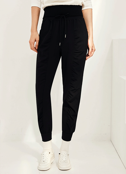 【QoG】[ゴルフウェア] シャーリングジョガーパンツpt19780