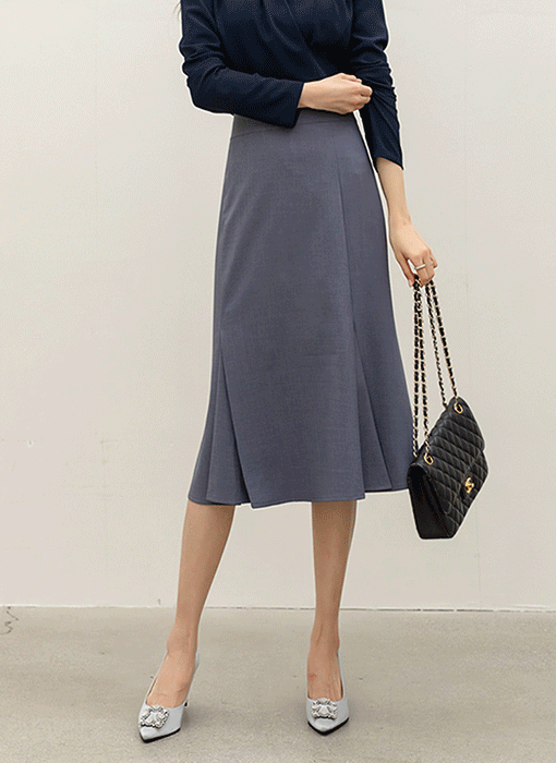 サイドプリーツマーメイドスカート sk45044