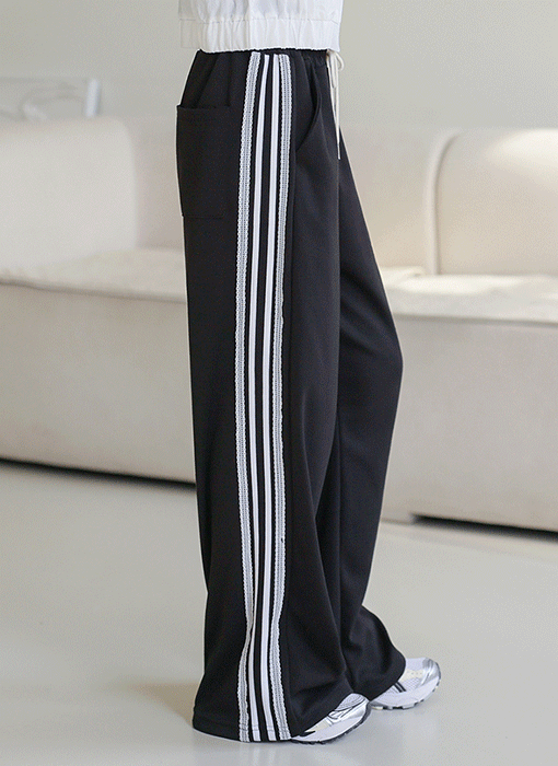 【5色展開】[THE ONME] レースライントレーニングパンツ pt39648