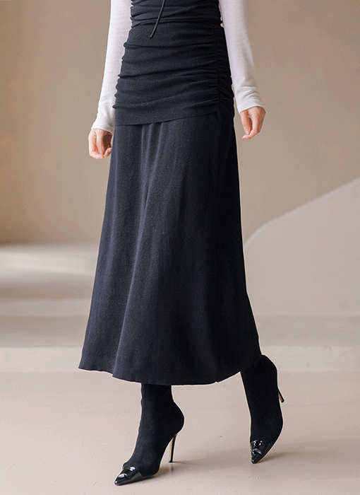 シャーリングスリムスカート sk42697