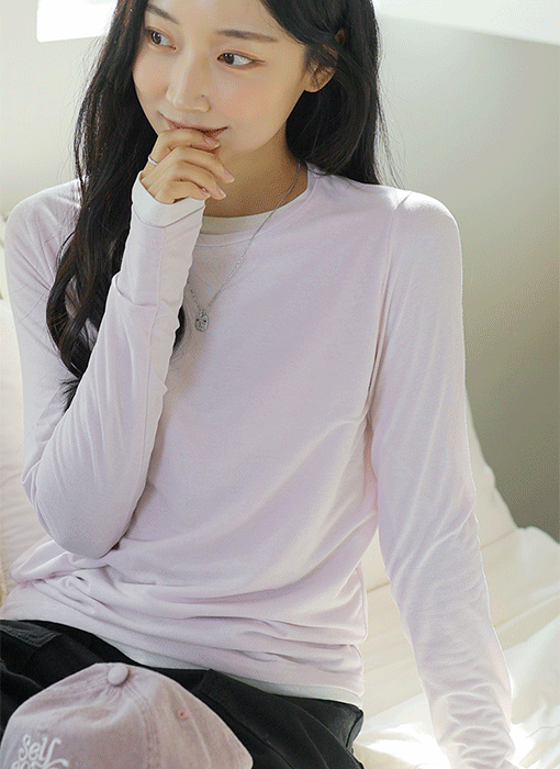 [THE ONME] ソフトベーシックＴシャツ ts39003